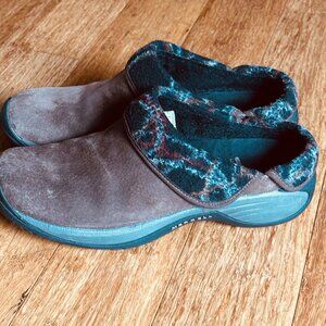 Merrell Shoes Women's 9 Bracken Clog Mule Slip On J55936 Brown Leather Round Toe